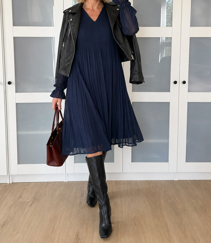 Esprit neu plissee - plissee, kleid