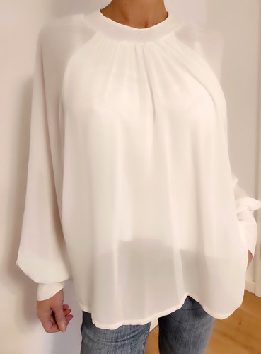 Damen bluse langarm weiß neu - damen,
