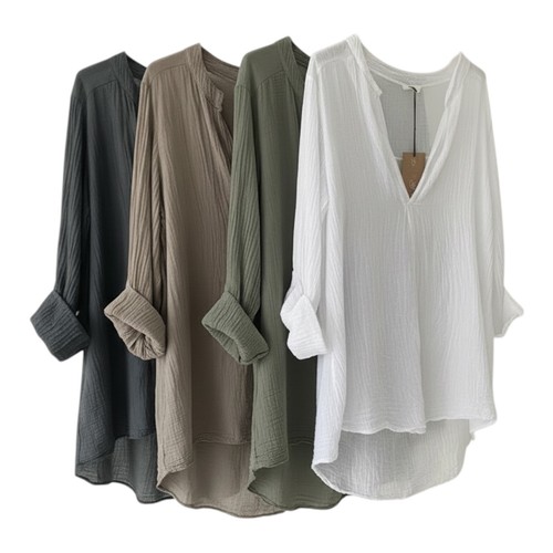 Leichte bluse tunika shirt - bluse, 36