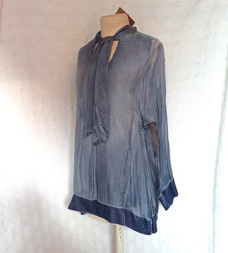 Italy chiffon bluse statement - chiffon,