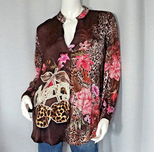 Satin tunika shirt - shirt, sarah
