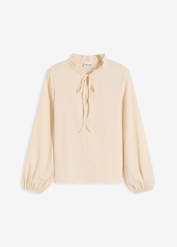 Langarmshirt 38 beige - gr.,