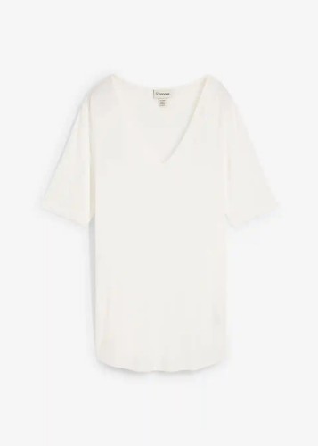 Longshirt aus softer viskose - aus,