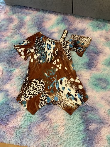 Damen shirt top bluse - damen, leopard