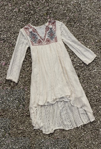 Boho vokuhila maxikleid - vokuhila,