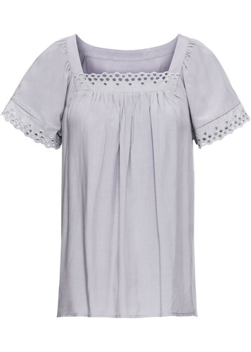 Damen tunika grau mit - damen,