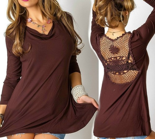 Sexy miss damen long shirt - miss,
