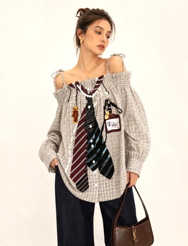 Carmen hemd tunika bluse - hemd,