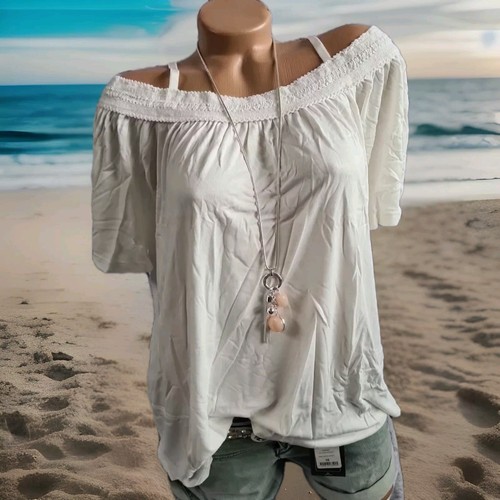 Arizona shirt top mit spitze - arizona,