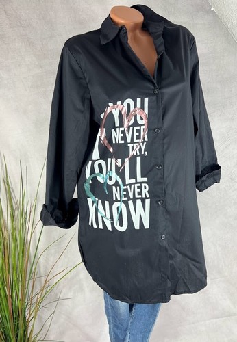 Long bluse hemd tunika italy - bluse,