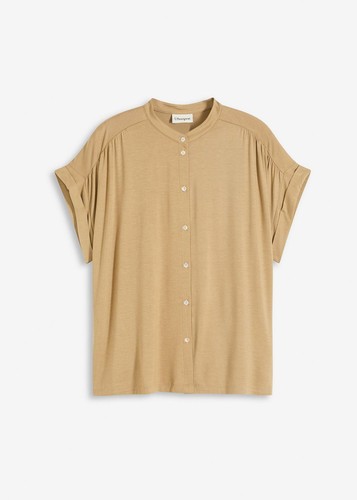 Shirtbluse aus weicher viskose - shirtbluse,