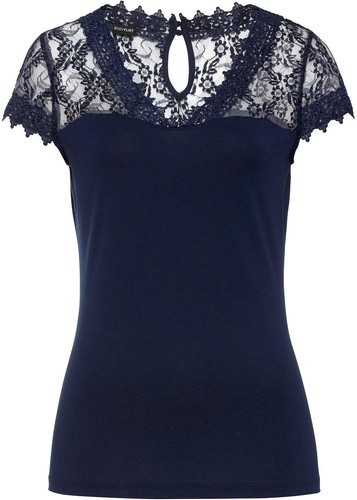 Shirt mit spitze - spitze, gr.
