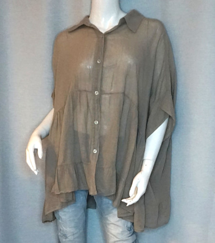 Hippie stufen tunika bluse 2 - hippie, 1/2