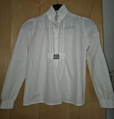 Wie neu weiße trachten bluse - trachten,