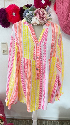 Bluse hemd tunika musselin - bluse,