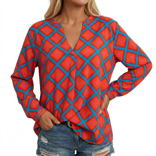Aniston damen bluse tunika - tunika, rot