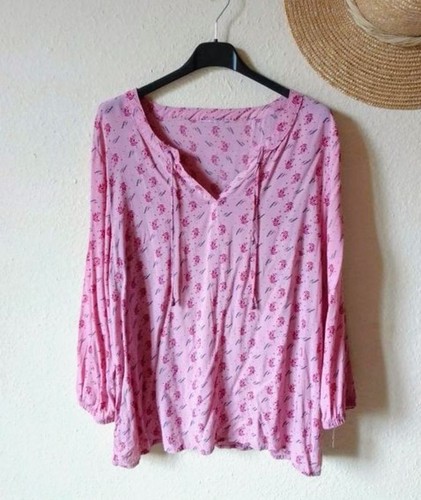 Tunika bluse rosa mit - tunika, ,