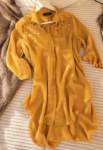 Bluse tunika senfgelb 36 - bluse/tunika, gr.