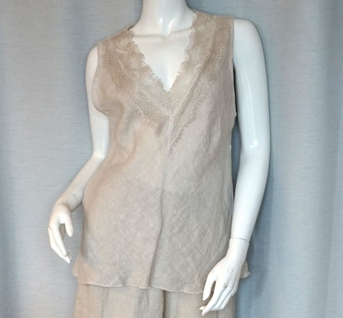 Bohemian spitzen leinen - leinen, top