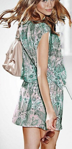 Paisley kleid tunika - paisley,